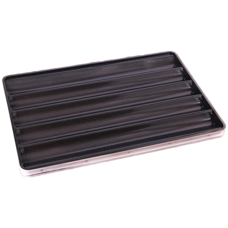 Full Sheet 600x400mm 5 Cavity French Bread Baking Tray