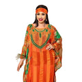 New Jewelry African Dresses for Women Chiffon Printed Rhinestone Women Dress for African Underwear Loose African Print Dress