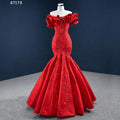 Jancember RSM67173 Elegant Wedding Dress 2021 Princess Ruffles Lace up Mermaid Gowns