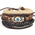 Trendy Cheap Simple Vintage Bangle Beaded Bracelet Woven Charm DIY Men's Bracelet