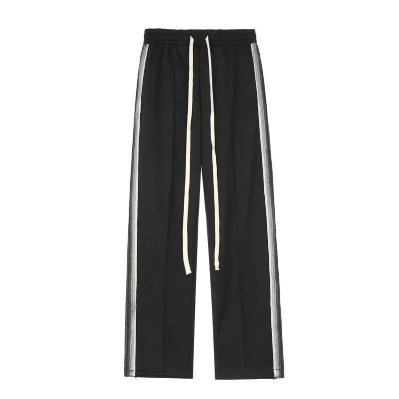 Hot Wholesale High Quality  Casual  Cold Weather Winter Men Jogger Pants Straight Loose Drawstring Pants