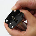 Simple Hydraulic Hidden Door Closer Stainless Steel Automatic Door Hinge Loading Capacity 50KG