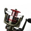 Brown Metal High Strength Water Tight 5.1:1 Spinning Reel for Lake River Stream Fishing