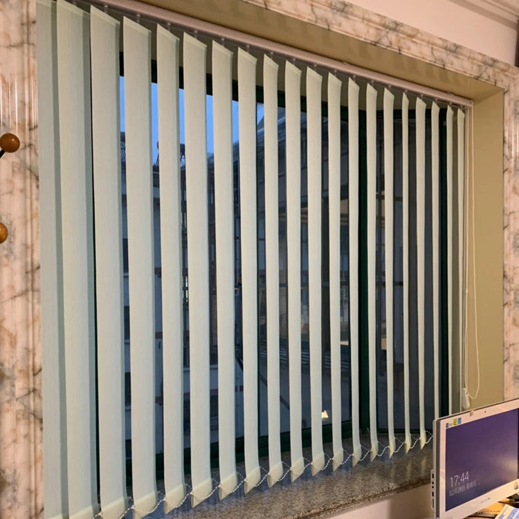 Automatic With Remote Control Patio Blinds Blackout Motorized Vertical Blinds Sheer Shade Curtains for Large Window MegaBDM