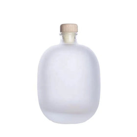 250ml 500ml Customizable Clear Frost Empty Glass Bottle Liquor Bottles