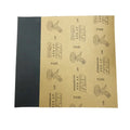 European Cattle 100% Silicon Carbide P60-P2000 Waterproof Emery Paper High Hardness Square Shape