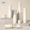 in Stock 30ml/50ml Frosted White Cylindrical Body Lotion Pump Bottle for Fancy Mist Skin Care Serum Spray Bottle