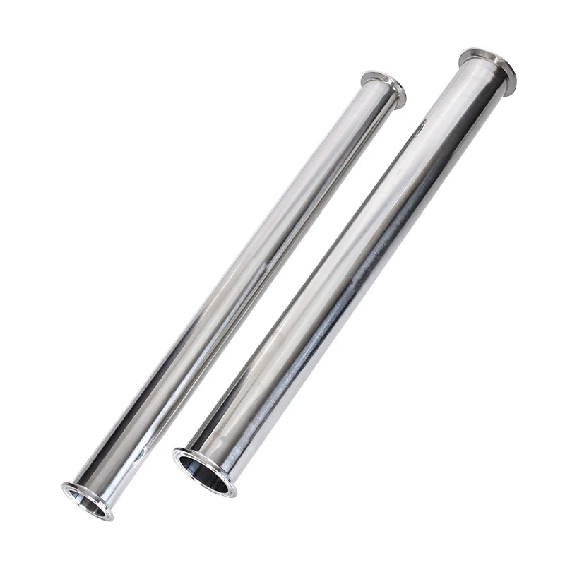 SEASOM Sanitary Stainless Steel 2\" 12\" 10 Inch Straight Extractor Tube Tank Pipe Fittings Tri-Clamp Ferrule Pipe Fittings