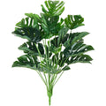 Artificial Palm Tree Leave Plant Large Tropical Monstera Turtle 24Leaves Greenery Jungle Party Home Garden Spring Summer Decor