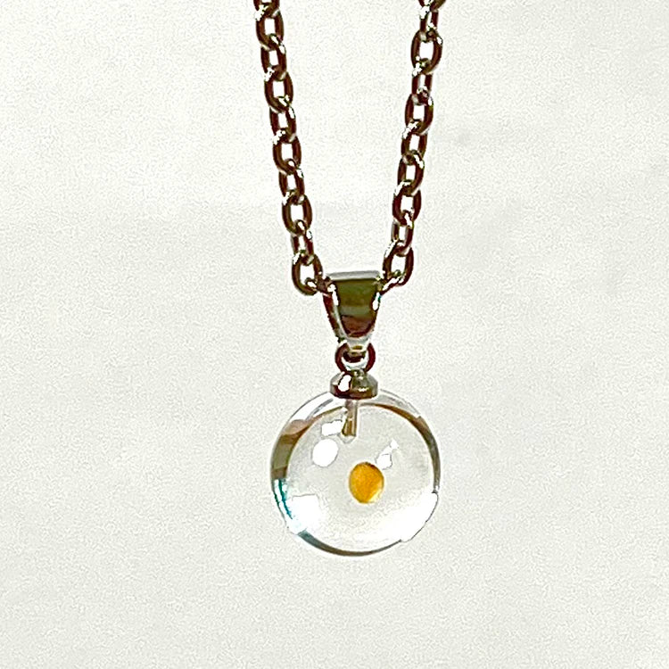 Religious Faith Christian Jewelry Gift Mustard Seed Pendant Charm Necklace for Believers Baptism Wedding Anniversary Birthday