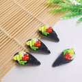 New Realistic Sushi Model Food 100Pcs/Bag Miniature Doll House Sweet Dessert for Kitchen Room Store Display Decoration