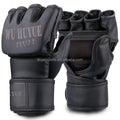 2023 New MMA Training Gloves with for Closure Half Finger Design Custom Logo PU Material for Competition