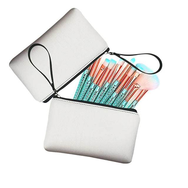 Custom Logo Neoprene Pouch Purse Handbag Portable Credit Id Cards Bag With Strap