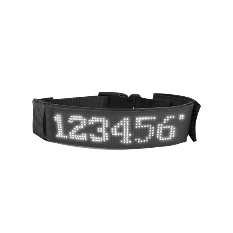Flashing Lighted LED Dog Collar USB Battery Rechargeable Glowing Light up Safety Necklace Luminous LED Display Dog Collars