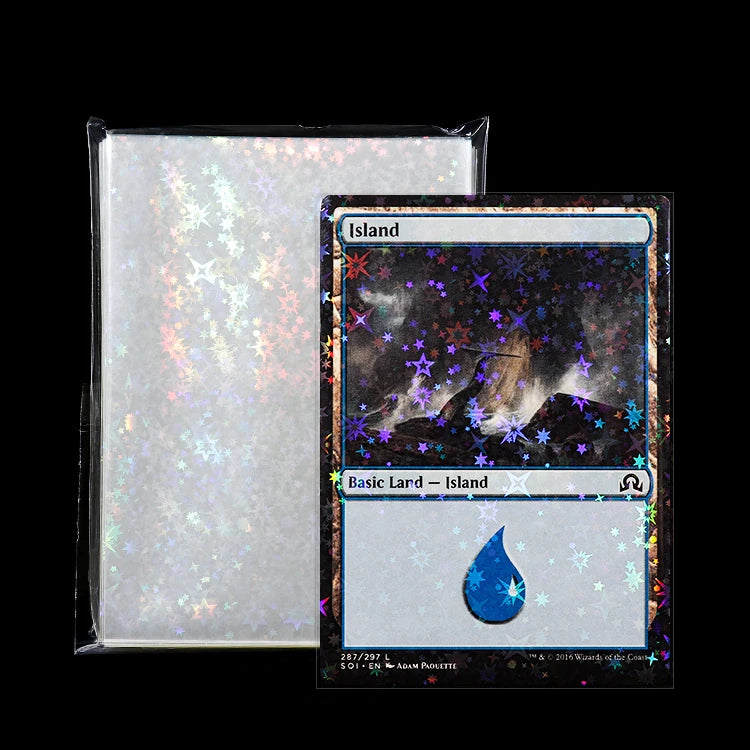 New HOLOGRAPHIC DEFENDER PP 5000pcs Perfect Fit 64x89MM Holographic Card Sleeves
