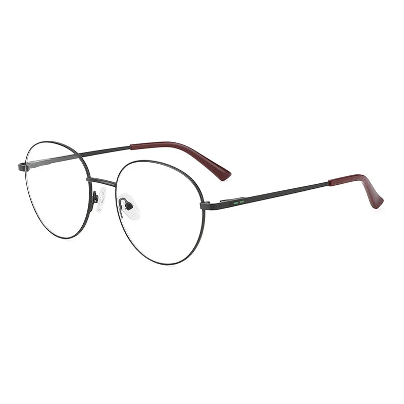 New Arrival Retro Round Style Computer Anti Blue Light Blocking Glasses Metal Optical Frames Eyeglasses