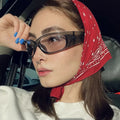 UNOC New Trendy Personalized Wholesale Sports Cycling Eye Protection Shades Custom Square Frame UV400 Sunglasses Women Men 2025