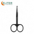 Eliter Hot Sell in Stock Black Stainless Steel Manicure Scissors Box Nail Cuticule Scissors Protective Skin and Nails