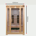 Smartmak Indoor Infrared Sauna Tent 3-4 Person Low Emf Home Far Infrared Dry Sauna Room