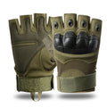 Hard Knuckle Fingerless Climbing Outdoor Sport Workout Hunting Shooting Half Finger Tactical Gloves