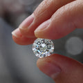 Starsgem 0.1ct 3mm to 5ct 11mm Starsgem DEF Color White Colorless Round Brilliant Cut Loose Gemstone Moissanite Diamond