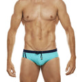 GZFZ-U029 Men's New Recycled Fabric Swimwear Fashion Beach Swimming Trunks Men Swim Brief With Draw String