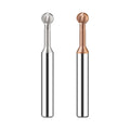 Two Flute Lollipop Ball End Mill Tungsten Steel R Carbide Milling Cutter R0.5 1.75 2.5 3 4 Carbide Milling Cutter Cutting Tool