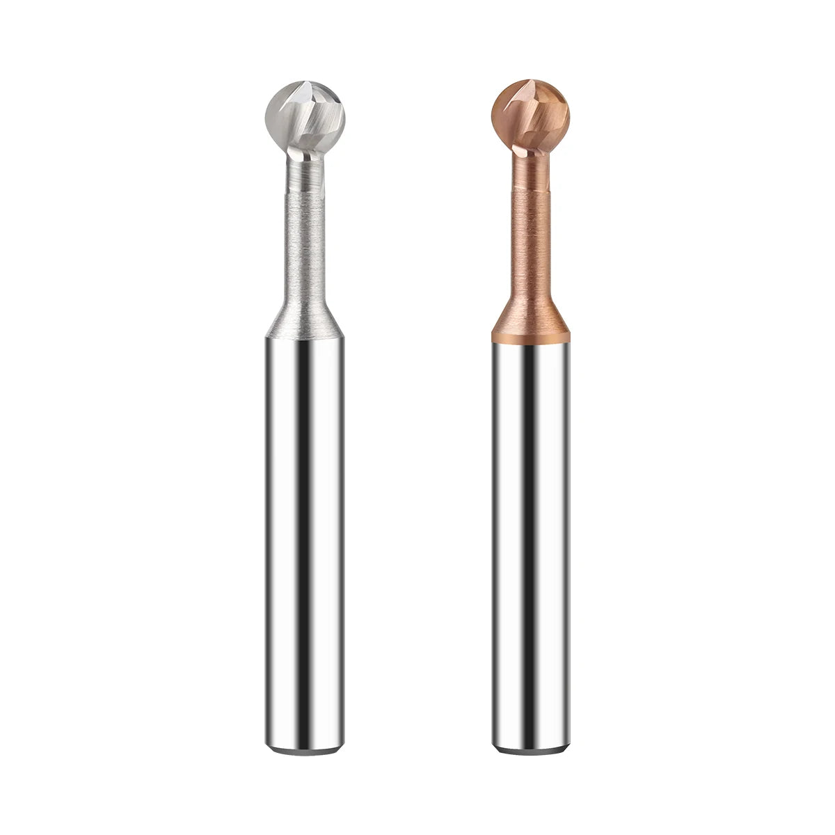 Two Flute Lollipop Ball End Mill Tungsten Steel R Carbide Milling Cutter R0.5 1.75 2.5 3 4 Carbide Milling Cutter Cutting Tool