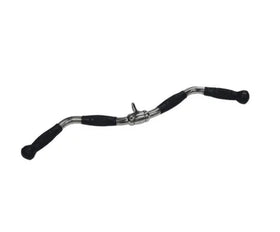 Chromed Curl Bar Cable Attachment with Revolving Hanger