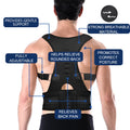Adjustable Back Support Brace Belt Stretcher Straightener Magnetic Body Posture Corrector Shoulder Posture Corrector