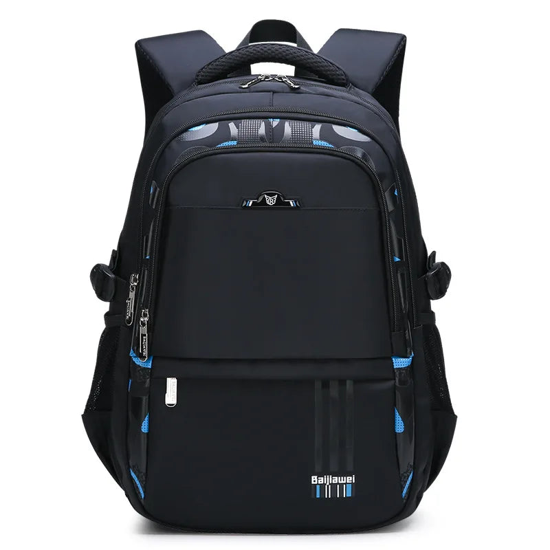 Waterproof School Bag for Teenagers Boys Durable Large Capacity Men Backpack