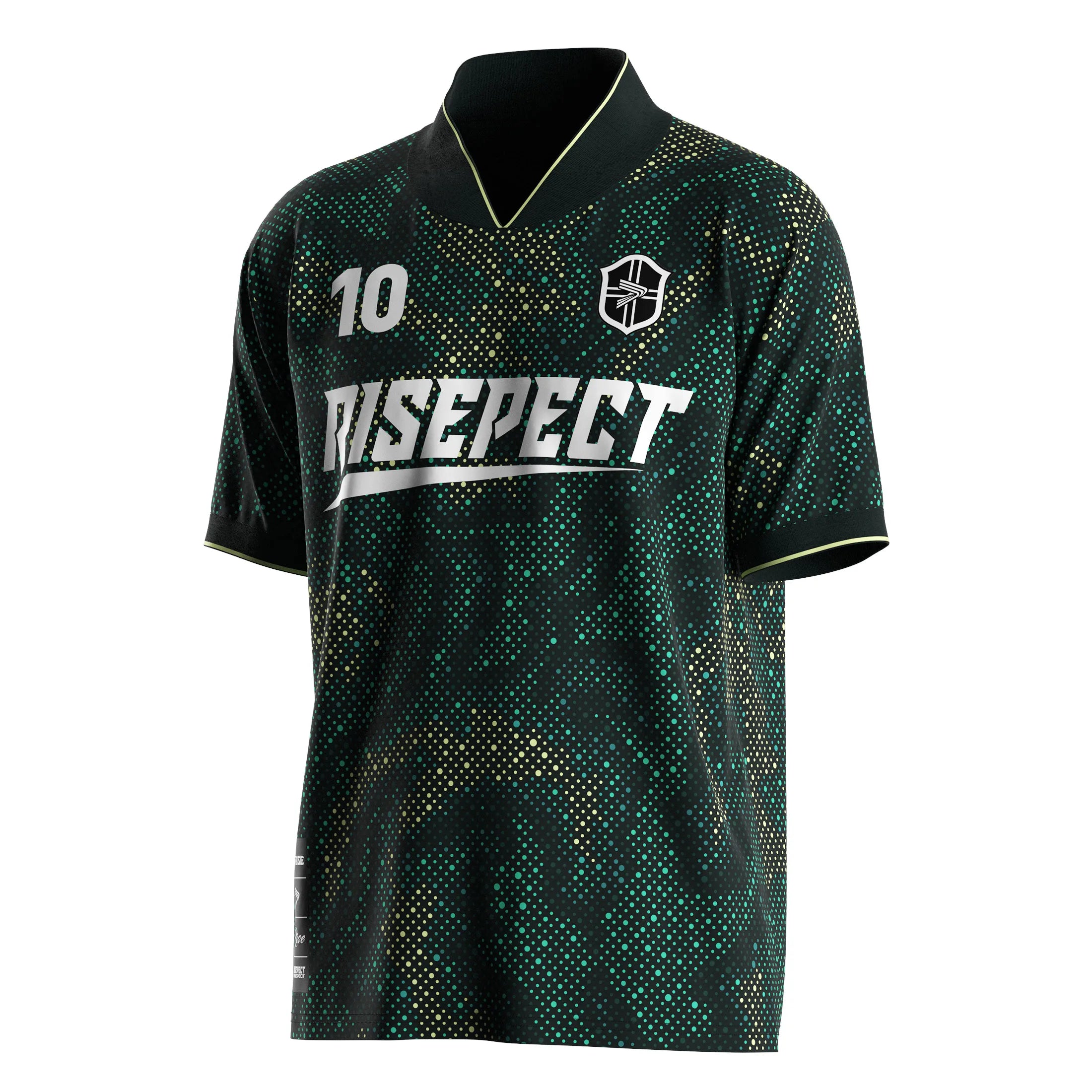 Moisture-Wicking Football Jersey with Dynamic Mesh Inserts Structured Athletic Fit and Stand Neck Design for On-Field Agility