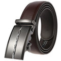 LY25-0422-1 Men's Automatic Buckle Fashion Business Leather Belt