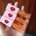 Private Label Color Changing Lip Oil clear Glossy Vegan Lip Gloss Fruit Flavor Moisturizing Lip Oil
