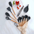 Heat Resistant Cooking Utensils Set Easy to Clean BPA Free Kitchen Utensils Set for Cooking