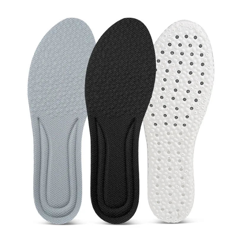 Soft Sports Shoe Insole Light Breathable Fully Cushion  High Elasticity and Shock-absorbing Cushion Non-tiring Insoles