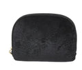 Fashionable Floral Velvet Makeup Pouch Custom Designed Makeup Organizer Cosmetic Bag Zipper for Promotional Gifts
