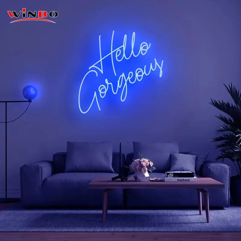 Winbo Neon Flex 360 Free Design Letters Virgen Neon Sign Wedding Room Party Wall Decor Neon Sign It Was Always You