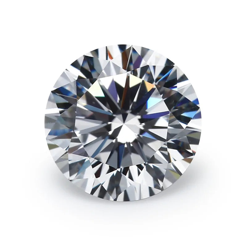 GRA Moissanite Certificate Wholesale Price White IJ Color  Round Shape Diamond Stone Round Shape Diamond
