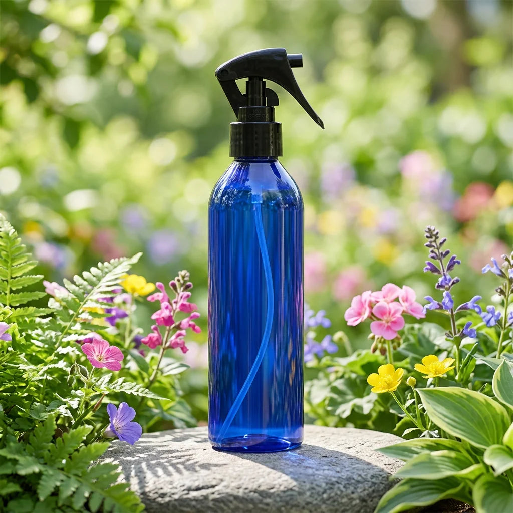 Plastic Bottles Manufacturers 8oz Blue Empty Pet Spray Bottle 250ml Mini Trigger Sprayer Plastic Bottle