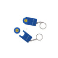 Made in China Cheap Hot Sales Promotional Plastic Keychain with Token Keyring Caddy Coin Keyholder Plastic Trolley Coin