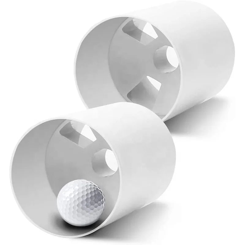 Putting Green Golf Holes Cup for Practice Golf Course 6" Ball Cup Training Aids Plastic Golf Putting Cups