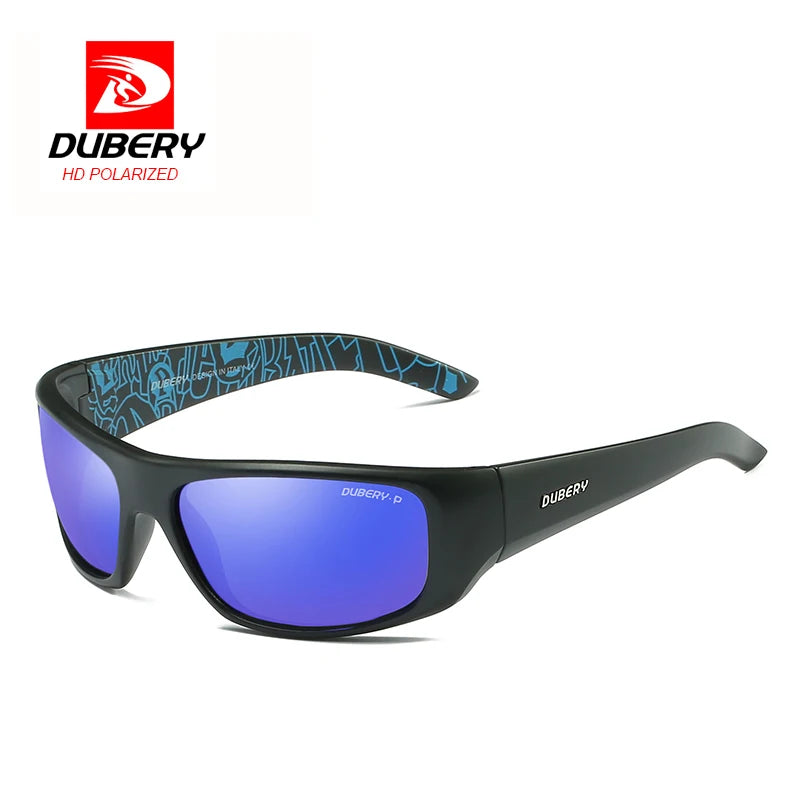 DUBERY MEN's UV400 Polarized Sports Sunglasses Blue 2026 Wholesale Custom Good Price Latest Sunglasses 2026