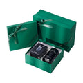 Costom logo Ribbon Foldable Magnetic Gift Box Garment Apparel Kraft Rigid Gift Box with Magnetic Closure