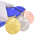 Canada Matt Gold Silver Bronze 3D Wave Medals Dance with Maple Leaf Custom Map Design Gymnastics for WBAC