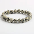 Dalmatian Jasper Bracelet  Natural Healing  Reiki Chakra Natural Stone for Fashion Jewely