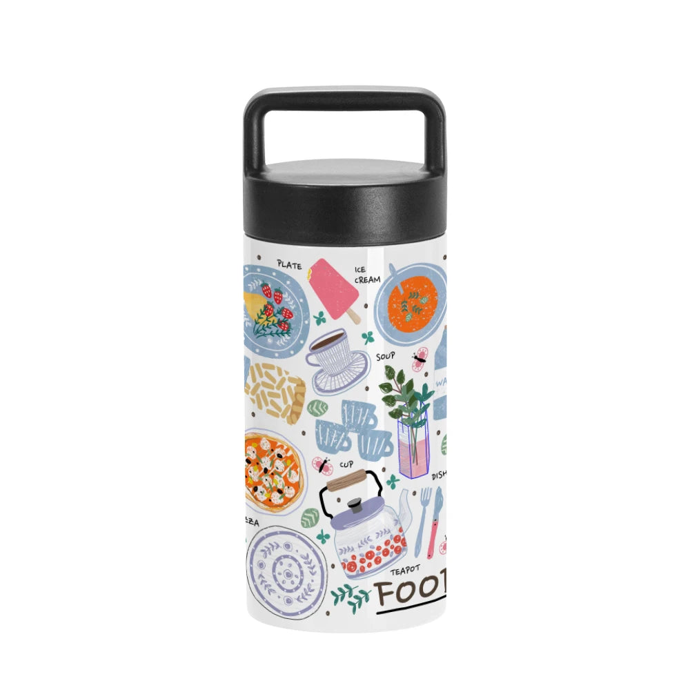 PYD Life 20oz 600ml Sublimation Water Bottle Double Wall Portable 304 Stainless Steel Vacuum Insulated Food Jar Sublimation Cup