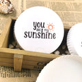 Hotel Restaurant Use Disposable Printing Glass Drink Paper Cup Lid Cover Bottle Paper Cup Cover