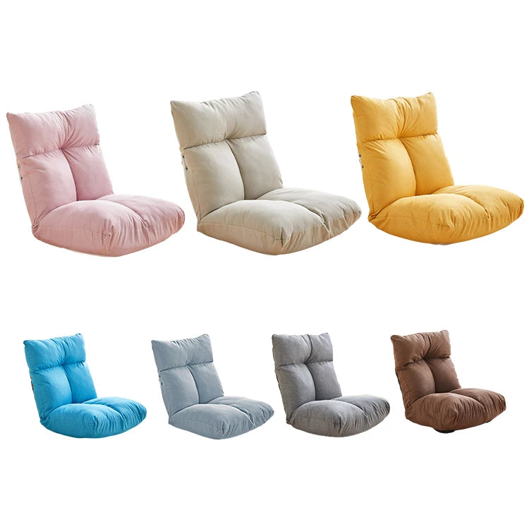 Modern Japanese Living Room Single Folding Floor Chair Seating Adjustable Leisure Window Small Lazy Sofa Tatami Sleeping Bed