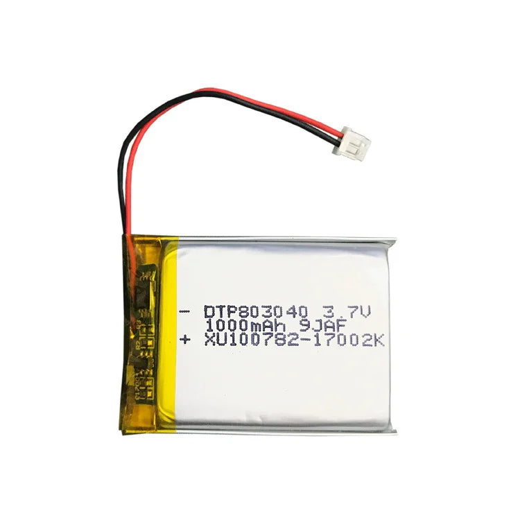 Hot Sale 3040 Series Lithium Batteries Rechargeable 803040 3.7v 1000mAh Lipo KC Certified Li-Polymer Battery for Lamp